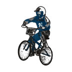 BMX Bicycle rider