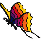 Rainbow Butterfly 1