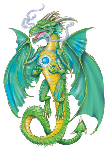 Aqua Xiuhcoatl Dragon