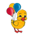Duck with Balloons