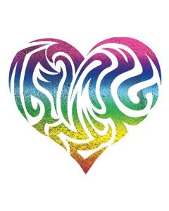 Rainbow Heart - Foil S