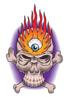 Eye Fire Skull