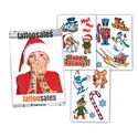 Boys Christmas assortment 15 tattoos