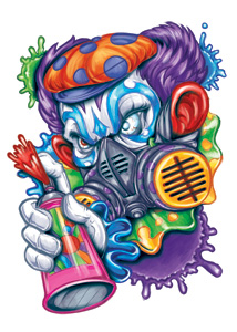 Krazy Klownz: Galling Gas Mask Klown