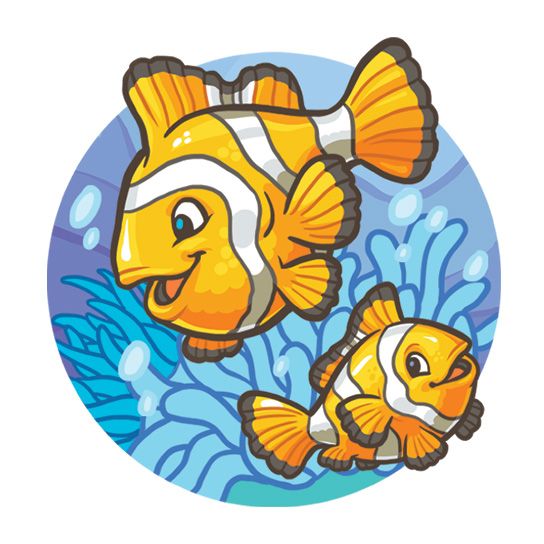 Cartoon Clownfish