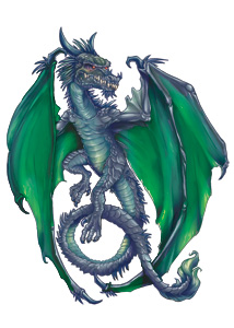 Green Coatl Dragon