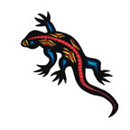 Coloured Tribal Gecko