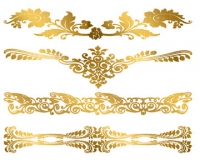 Golden Adornments Metallic