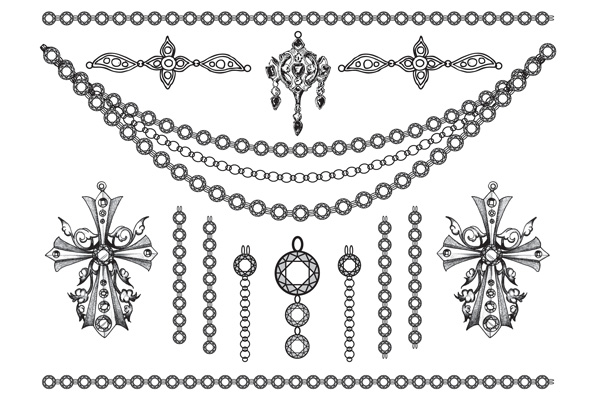 Jewellery - Gems Crosses and Chains