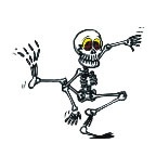 Dancing Skeleton (Glow In The Dark)