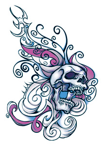 Wicked Midnight Skull