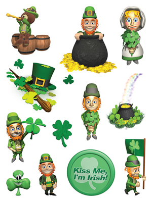 St Patrick's Day Themed Sheet 1