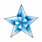 Blue Star (Glow In The Dark)